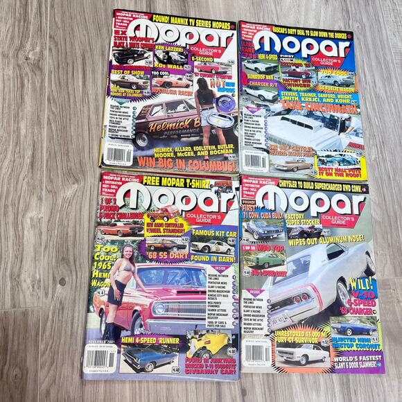 Mopar Magazine 2001 Collector's Full set issues(January, Feb, Mar, Apr,May, +) - Picture 8 of 9